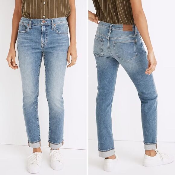 NEW Madewell The Tall Slim Boyjean in Mayberry Wash, 23T - Picture 1 of 16